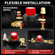 300A 12V-48V Top-Post Battery Disconnect Switch
