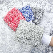 Dual-Sided Microfiber Car Wash Mitt, 28 x 17.5 cm