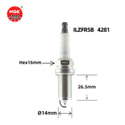Ngk Iridium Spark Plug ILZFR5B 4281 ILZFR5B-4281-IS