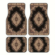 Bohemian-Style Universal Car Floor Mats – 4-Piece Set