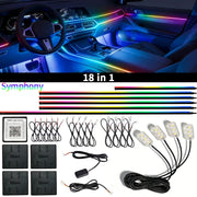 64-color RGB LED Car Interior Ambient Lighting Kit