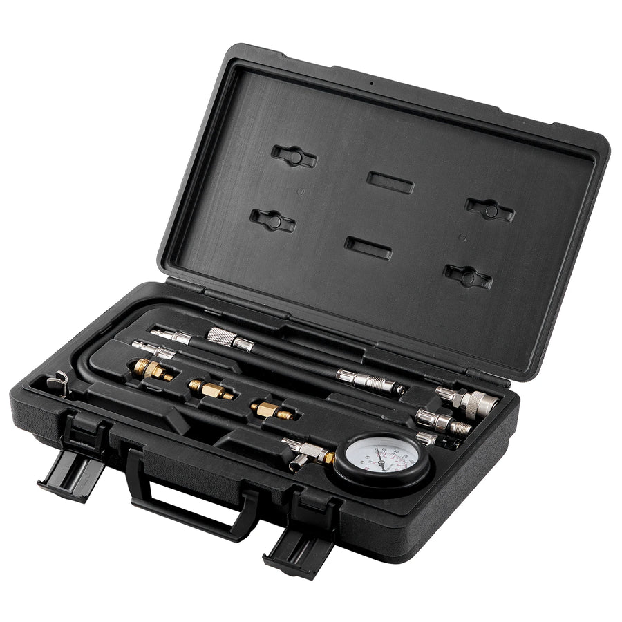 18-Piece Engine Compression Tester Kit for Gasoline or Diesel Engines