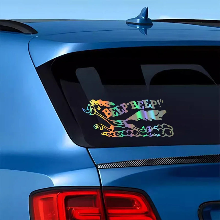 Road Runner Cartoon Vinyl Decal – Two Sizes