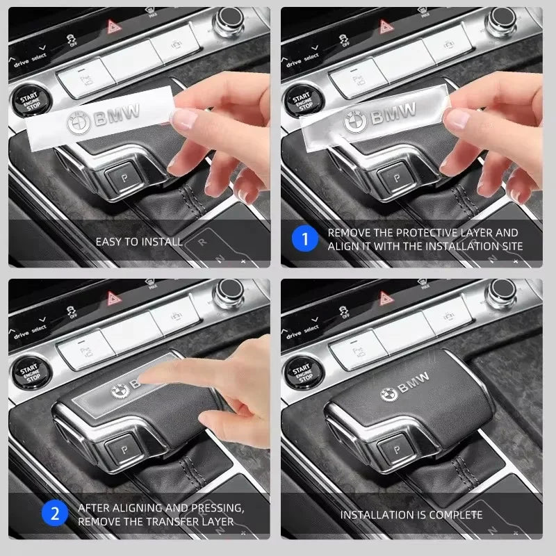 3D Car Metal Creative Stickers Waterproof Stickers for BMW 1 3 5 7 Series X1 X3 X4 X5