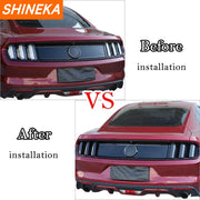 Smoked Taillight Cover Set – 2015–2017 Ford Mustang, 6-Piece