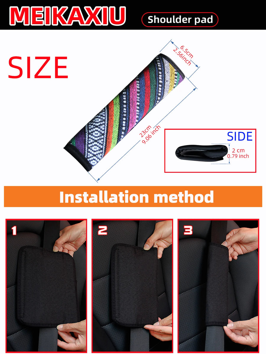 Seat Belt Shoulder Pad Set