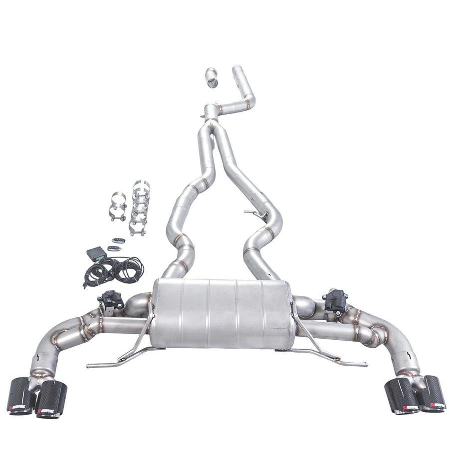 304 Stainless Steel Catback Valved Exhaust System for BMW 3.0T 2020-2024