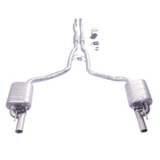 304 Stainless Steel Valved Cat-Back Exhaust System for Jaguar XJ 2010-2019