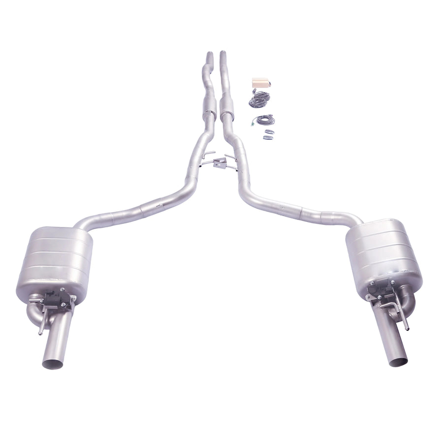 304 Stainless Steel Catback Valvetronic Exhaust System for Jaguar XJ 3.0T 2010-2019 Car Valve