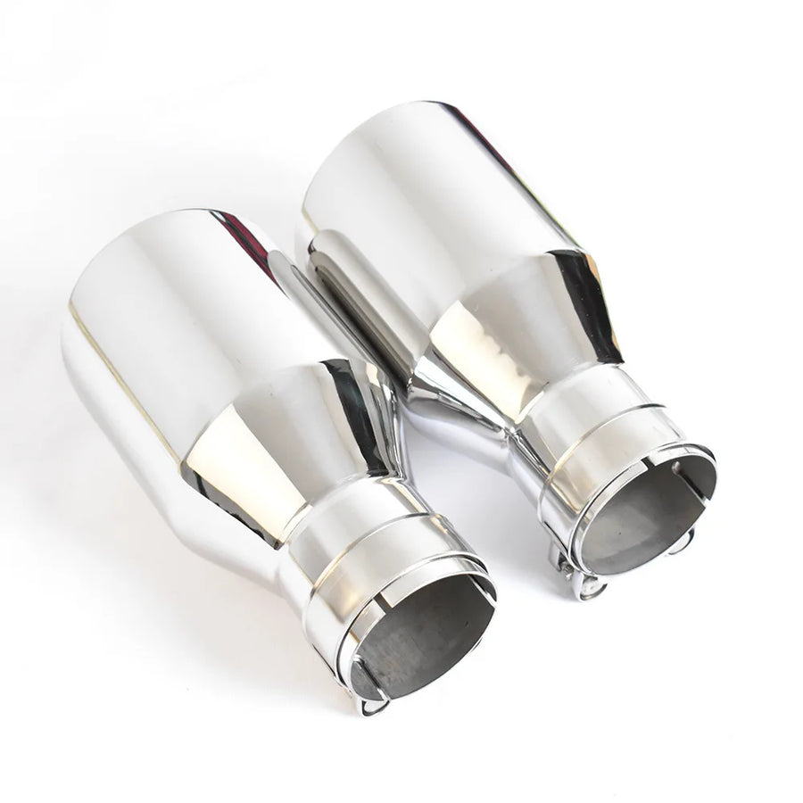 Universal Stainless Steel Exhaust Tip, 76/101mm