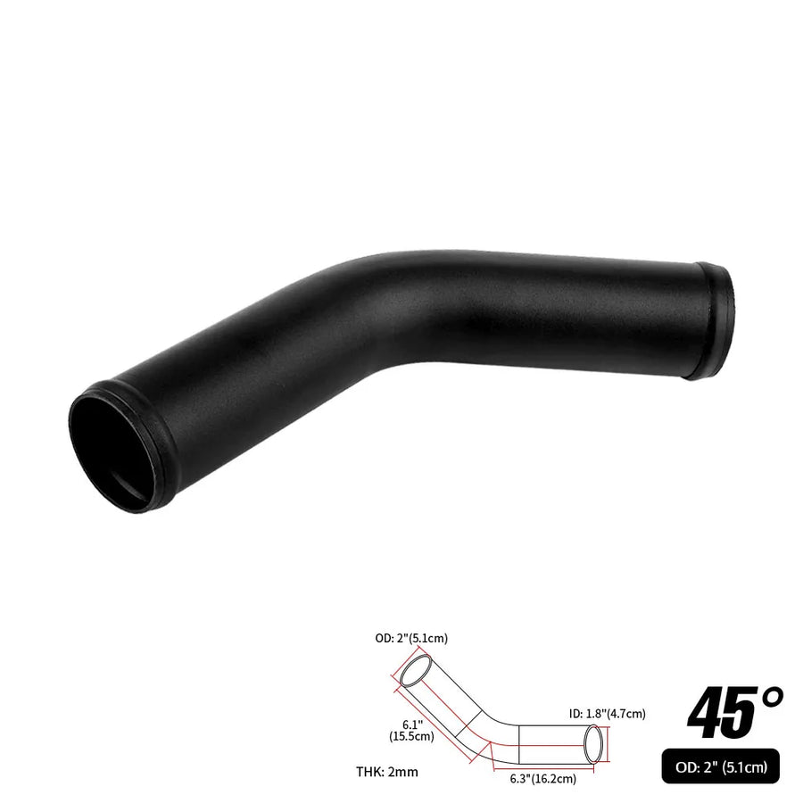 51mm/63mm/76mm Aluminum Intercooler & Intake Pipe, 300mm