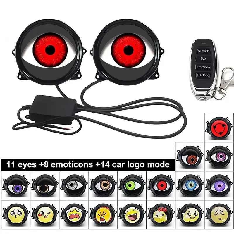 3-Inch Dynamic Devil-Eye LED Projector Light – 6 or 33 Modes