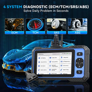 632 OBD2 Bi-Directional Diagnostic Scanner – 4-System / 15-Service