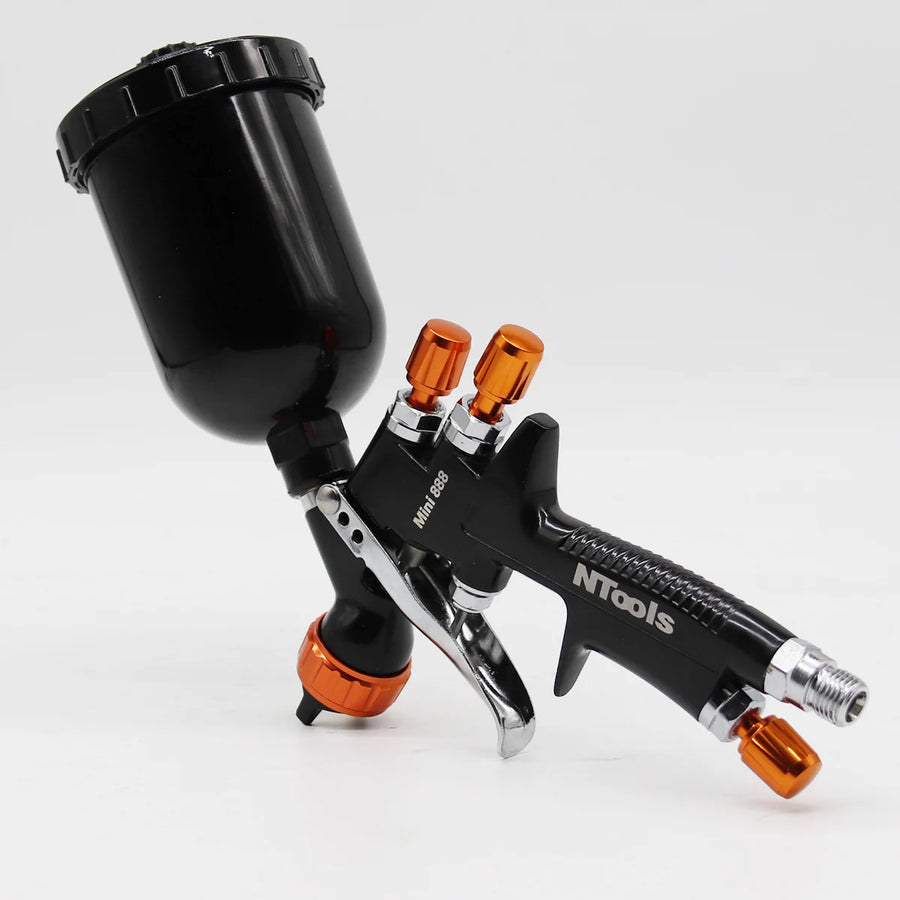 Mini HVLP Paint Spray Gun with 250 mL Cup – 0.8–1.2 mm