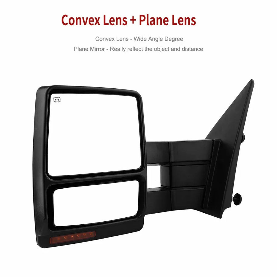 Power-Heated Tow Mirror Pair with Signals for 2007–2014 Ford F-150