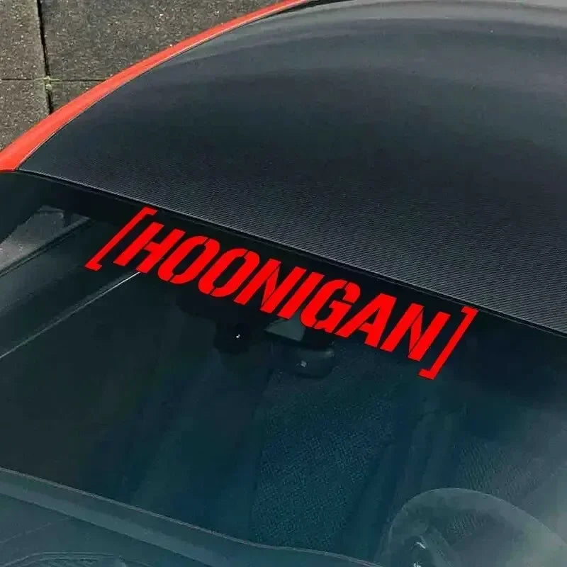 Hoonigan Reflective Letter Car Decal – 49 x 10.5 cm