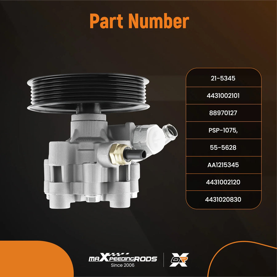 Power Steering Pump with Pulley for Toyota Corolla 2003-2008