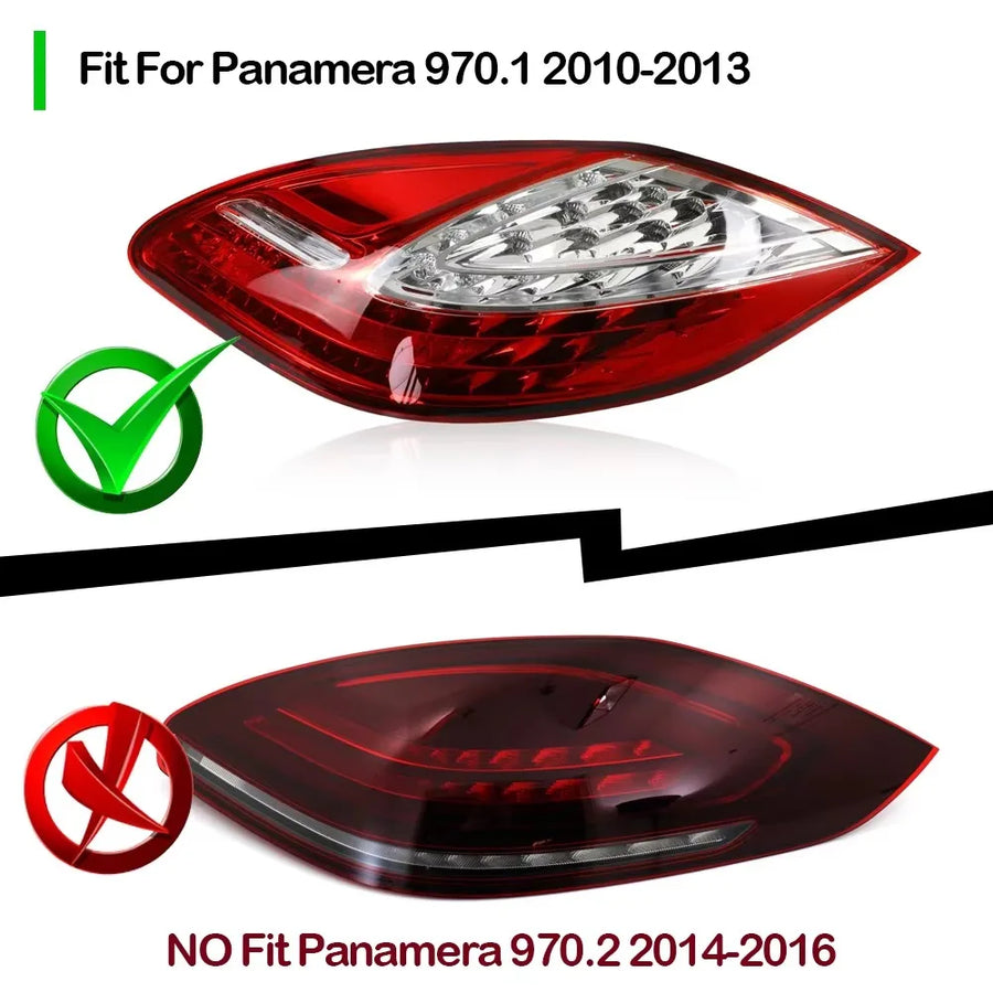 LED Tail Light Assembly Set for 2010–2013 Porsche Panamera