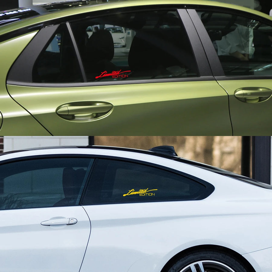 “Limited Edition” Vinyl Decal Pair – Multiple Sizes
