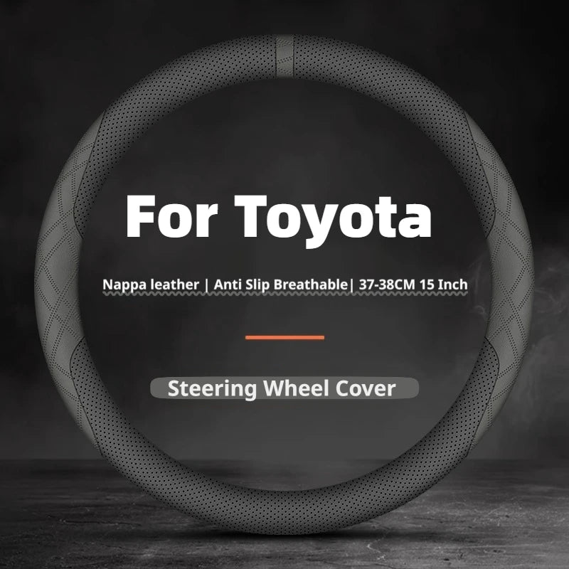 Perforated Steering Wheel Cover for Toyota
