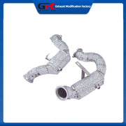 304 Stainless Steel 200-Cell Catted Downpipe for Porsche Macan Turbo 2014-2017