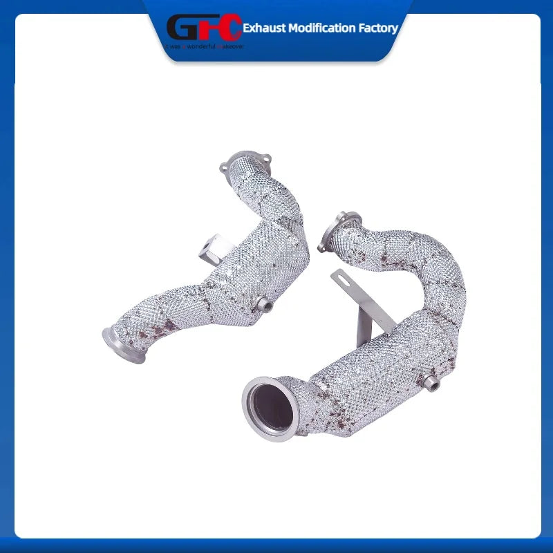 304 Stainless Steel 200-Cell Catted Downpipe for Porsche Macan Turbo 2014-2017