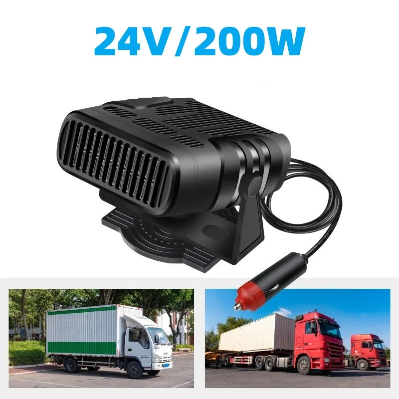 12V 24V 200W Portable Car Heater and Defroster