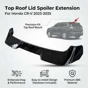 Gloss-Black Roof Spoiler Extension for Honda CR-V 2023–2025