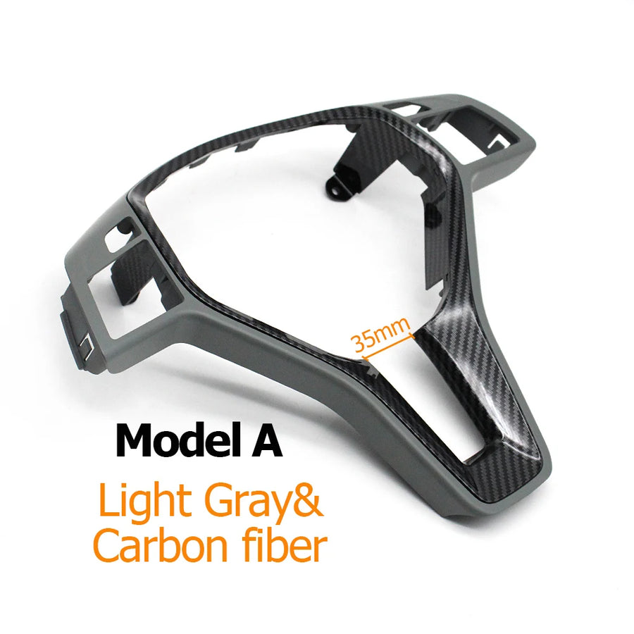 Steering Wheel Carbon Fiber Cover Panel Trim for Mercedes-Benz W176 W246 W204 X204 W212 W207 W156