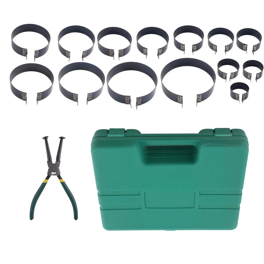 14-Piece Piston Ring Compressor and Installer Tool Kit