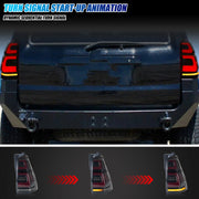 Toyota 4Runner 4th-Gen Sequential LED Tail Light Pair – 2003–2009 Black