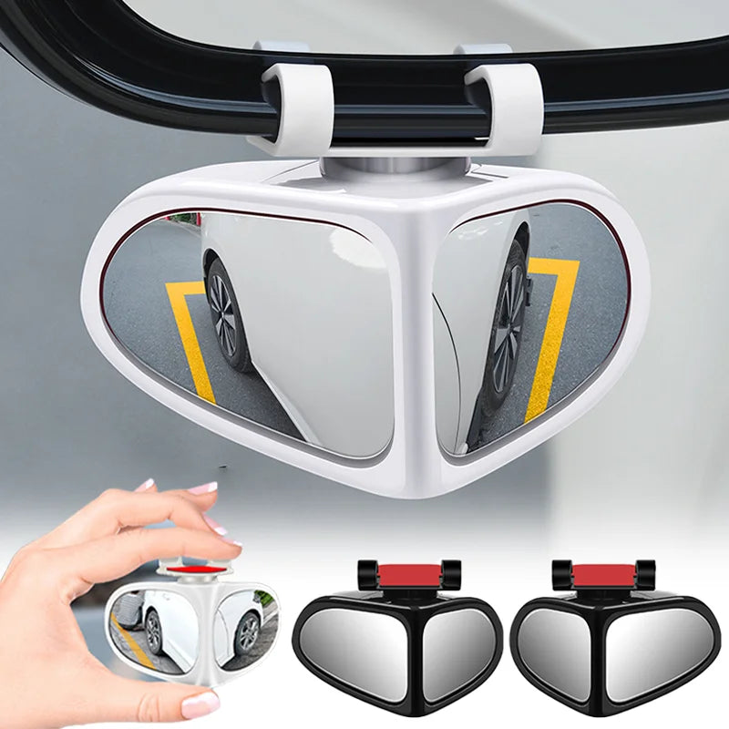 360° Adjustable Blind-Spot Mirror – Left or Right