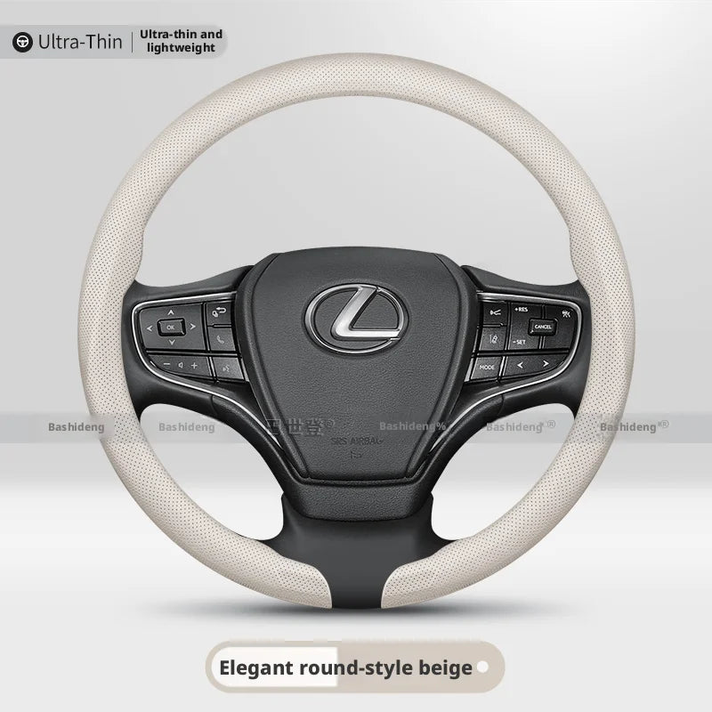 Nappa 37-38CM Steering Wheel Cover for Lexus RX NX ES GX IS ES300h ES350h NX350h NX450h