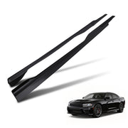 Black Side Skirt Extensions for 2015–2023 Dodge Charger