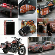 Rust Camouflage Automotive & Motorcycle Vinyl Wrap