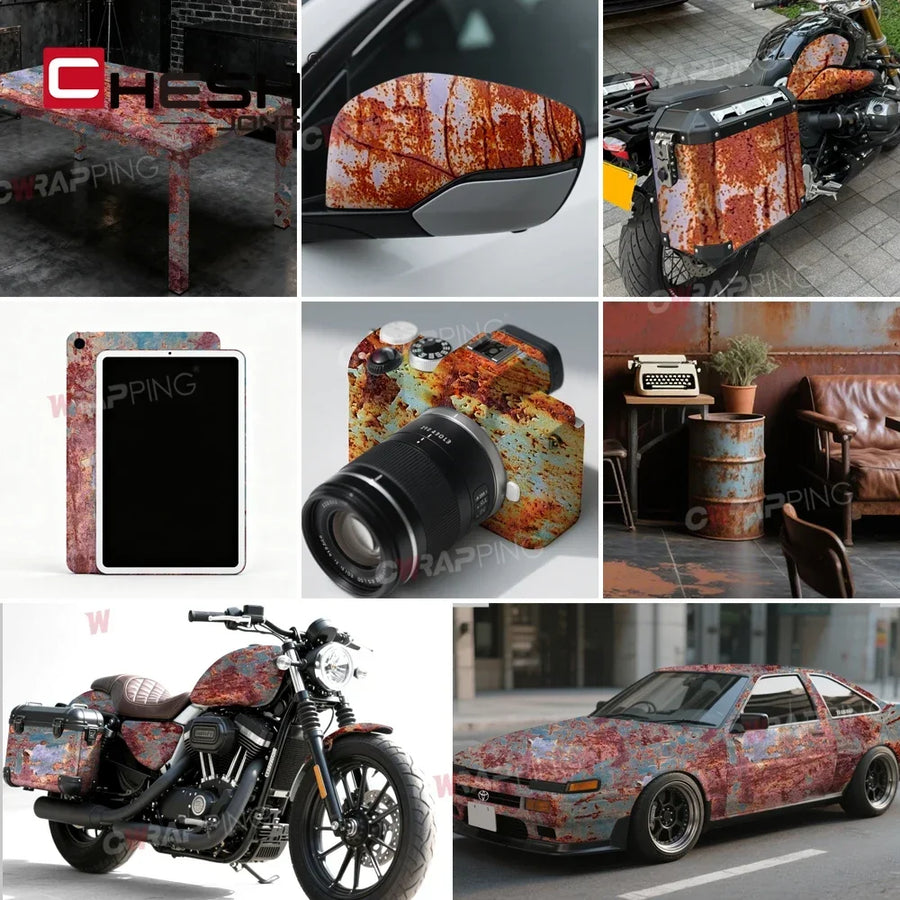 Rust Camouflage Automotive & Motorcycle Vinyl Wrap