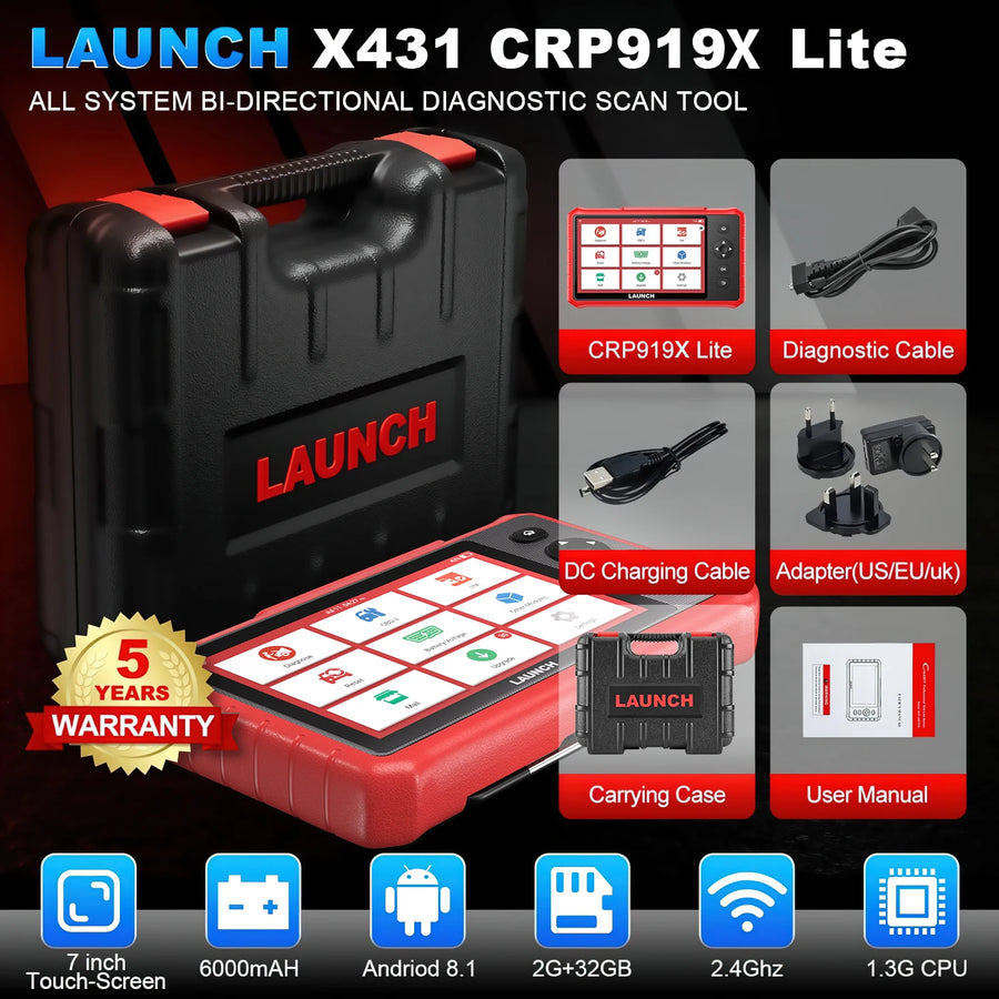 LAUNCH X431 CRP919X Lite Bidirectional OBD2 Scanner