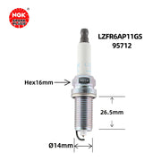 Ngk Platinum Spark Plug for BMW & Volkswagen & Nissan