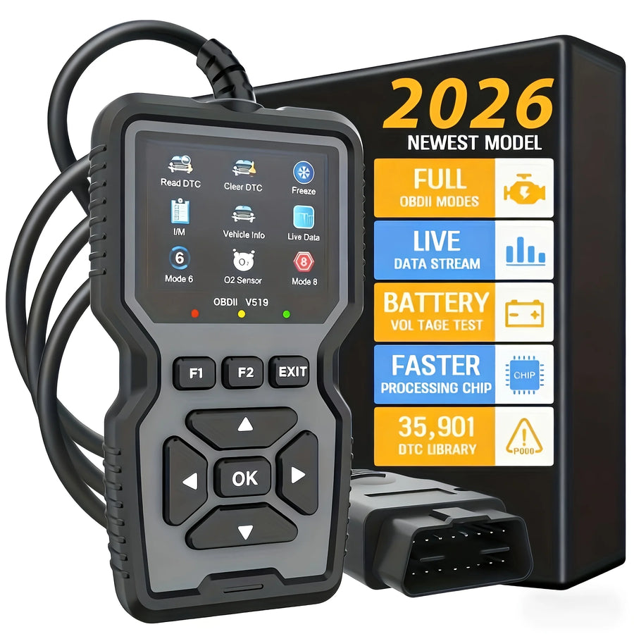 V519 Professional OBD2 Scanner with Live Data and Code Reader