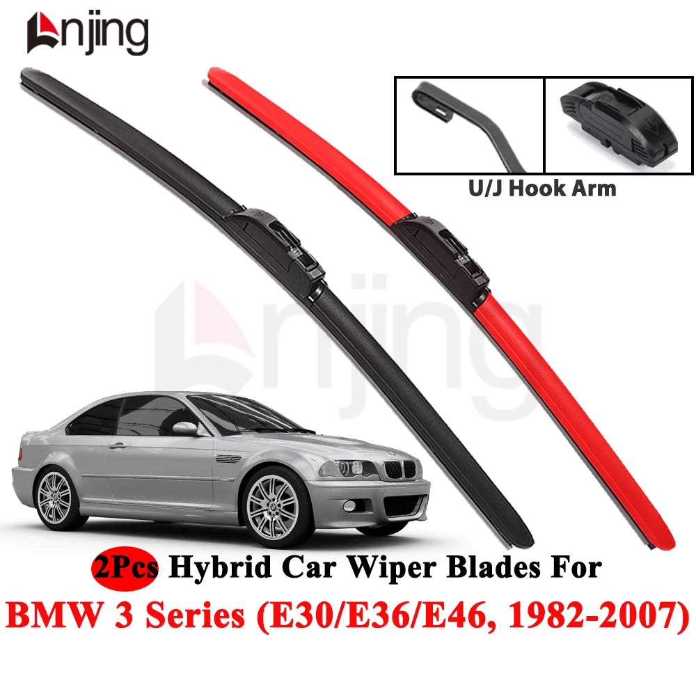 Windshield Wiper Blade Set for BMW 3 Series M3 316i 1982-2007