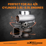 Universal GT35/GT3582 Turbocharger, 2.5L-6.0L, Up to 600 HP