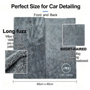 40 x 40 cm Microfiber Car Cleaning Towels, 5-Pack