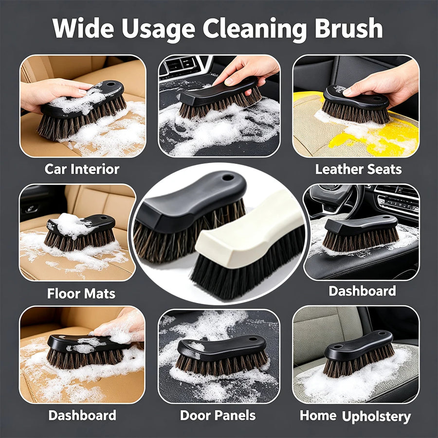 Horsehair & Nylon Car Interior Cleaning Brushes