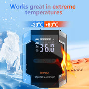 8500A Car Jump Starter with 26,800mAh Power Bank and 150 PSI Inflator