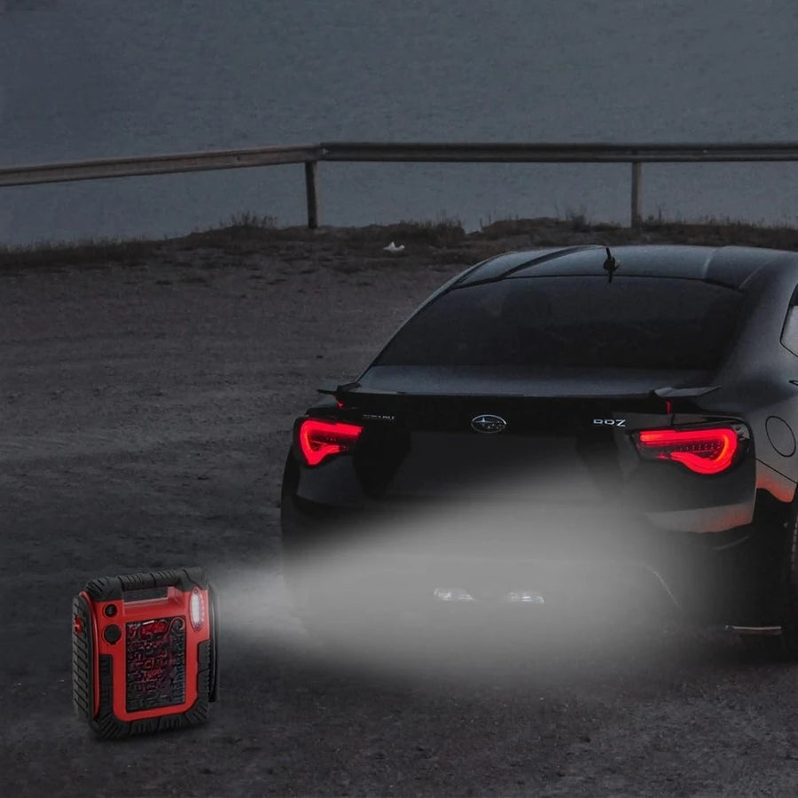 1800A 12V Car Jump Starter with 20,000mAh Power Bank and LED Light