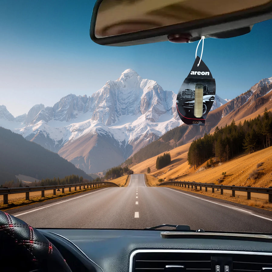 Areon Gold Scent Hanging Car Air Freshener