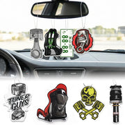 Piston-Themed Hanging Car Air Freshener