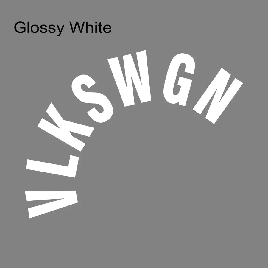 Rear Window Vinyl Decal for Volkswagen Golf and Polo – 2 Sizes