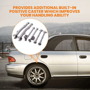 Rear Adjustable Lateral Link Kit for Subaru Impreza WRX/STI GDA/GDB 2002-2007