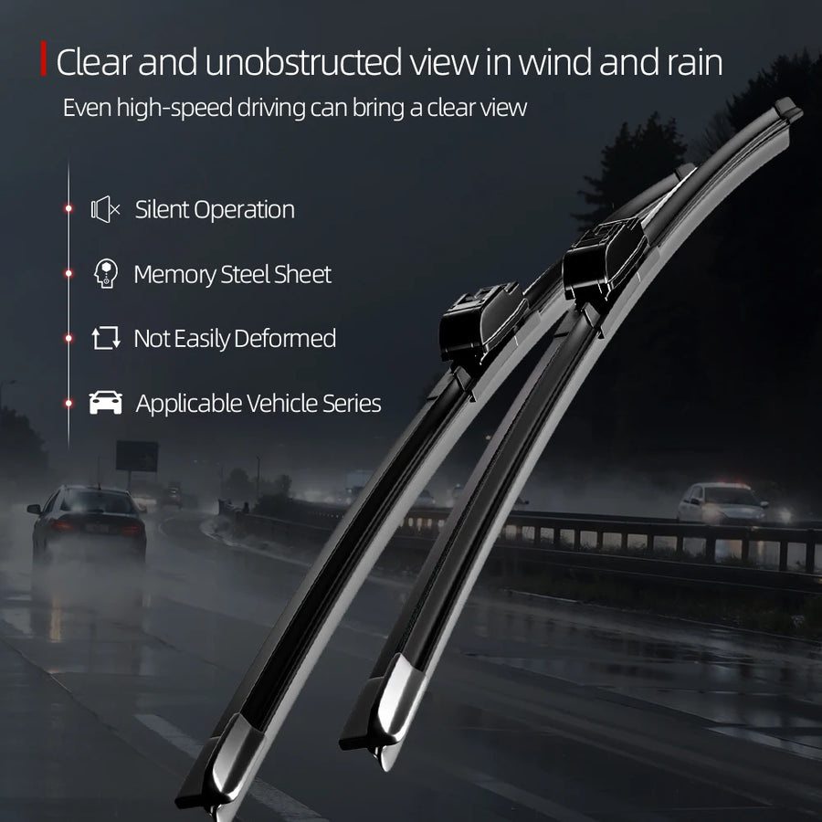 Set Front and Rear Windshield Wiper Blades Windscreen Wipers for Jeep Grand Cherokee Wk2 2013-2020